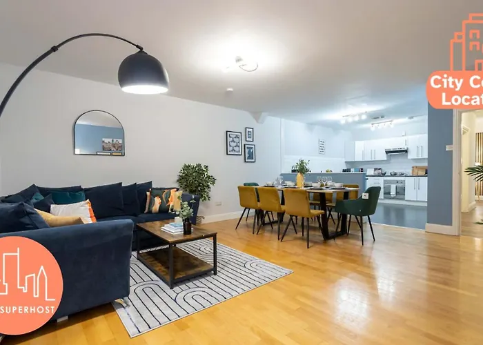 3 Bed Canal St Flat Sleeps 9 City Centre